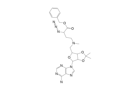 2',3'-O-(1-METHYLETHYLIDENE)-5'-[(S)-(3-AZIDO-3-BENZYLOXYCARBONYLPROPYL)-METHYLAMINO]-5'-DEOXY-ADENOSINE