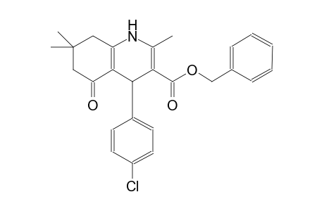 3-quinolinecarboxylic acid, 4-(4-chlorophenyl)-1,4,5,6,7,8-hexahydro-2,7,7-trimethyl-5-oxo-, phenylmethyl ester