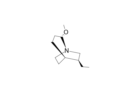 (1S,2R,5R,6R)-2-METHOXY-6-ETHYL-1-AZABICYCLO-[3.2.2]-NONANE