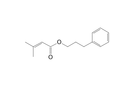 3-Methyl-2-butenoic acid, 3-phenylpropyl ester