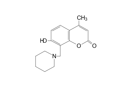 7-hydroxy-4-methyl-8-(piperidinomethyl)coumarin