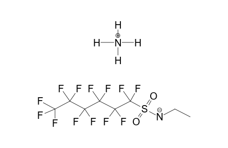 N-ETHYLPERFLUOROHEXANESULPHONYLAMIDE, AMMONIUM SALT