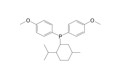 Phosphine, bis(p-anisyl)-(-)-menthyl-