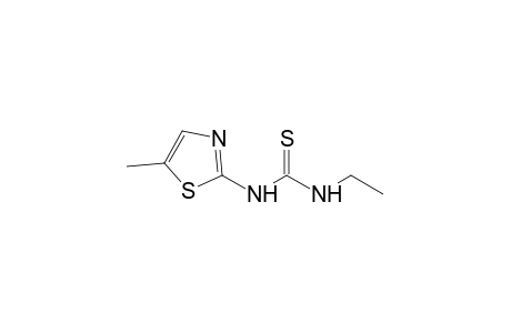 1-ethyl-3-(5-methyl-2-thiazolyl)-2-thiourea