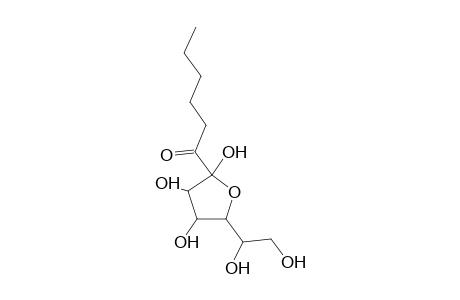 D-MANNOFURANOSIDE, 1-C-(2-OXOHEXYL)-