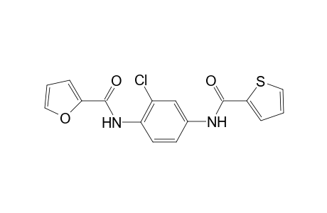 2-furancarboxamide, N-[2-chloro-4-[(2-thienylcarbonyl)amino]phenyl]-