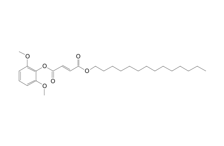 Fumaric acid, 2,6-dimethoxyphenyl tetradecyl ester