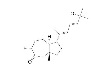 (3R*,6R*,9R*,10S*)-18-HYDROXYSPHENOLOBA-13E,16E-DIEN-4-ONE