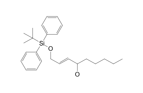 Racemic (2E)-1-o-((tert-butyldiphenylsilyl)oxy)-oct-2-ene-1,4-diol