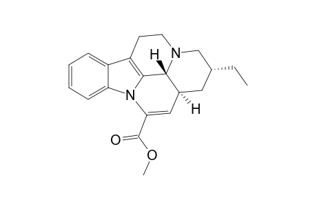 METHYL-2-ALPHA-ETHYL-2,3,5,6,13A-ALPHA,13B-BETA-HEXAHYDRO-1H-INDOLO-[3,2,1-DE]-PYRIDO-[3,2,1-IJ]-[1,5]-NAPHTHYRIDINE-12-CARBOXYLATE;(+/-)-EPIAPOTALAMINE;COMPOU