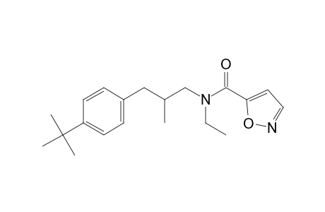 5-Isoxazolecarboxamide, N-[3-[4-(1,1-dimethylethyl)phenyl]-2-methylpropyl]-N-ethyl-