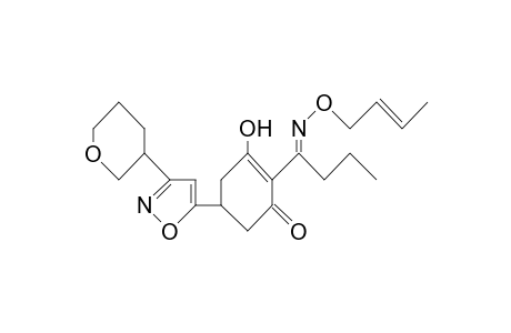 2-Cyclohexen-1-one, 2-[1-[(2-butenyloxy)imino]butyl]-3-hydroxy-5-[3-(tetrahydro-2H-pyran-3-yl)-5-isoxazolyl]-