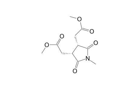 cis-N-Methyl-2,3-bis(methoxycarbonyl)methyl)succinimide