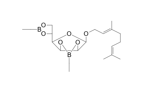 (2E)-3,7-Dimethyl-2,6-octadienyl 2-ethyl-6-(2-ethyl-1,3,2-dioxaborolan-4-yl)tetrahydrofuro[3,4-d][1,3,2]dioxaborol-4-yl ether