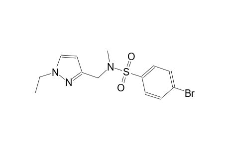 benzenesulfonamide, 4-bromo-N-[(1-ethyl-1H-pyrazol-3-yl)methyl]-N-methyl-