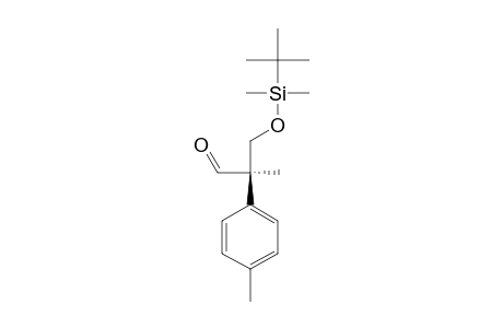 (R)-(-)-3-(TERT.-BUTYLDIMETHYLSILOXY)-2-METHYL-2-(4-METHYLPHENYL)-PROPANAL