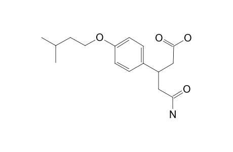 5-Amino-3-(4-isoamoxyphenyl)-5-keto-valeric acid