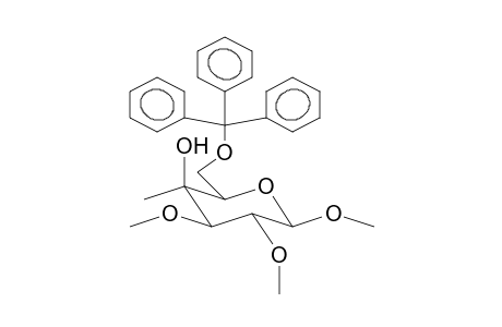 .BETA.-D-GALACTOPYRANOSIDE, METHYL 4-C-METHYL-2,3-DI-O-METHYL-6-O-(T