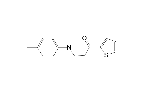 1-Propanone, 3-[(4-methylphenyl)amino]-1-(2-thienyl)-