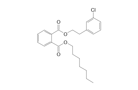 Phthalic acid, 2-(3-chlorophenyl)ethyl heptyl ester