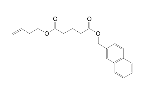 Glutaric acid, naphth-2-ylmethyl but-3-en-1-yl ester