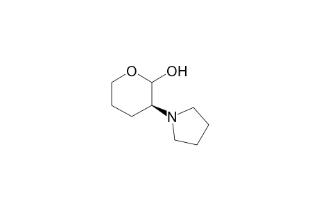 3-(1-Pyrrolidinyl)tetrahydro-2H-pyran-2-ol