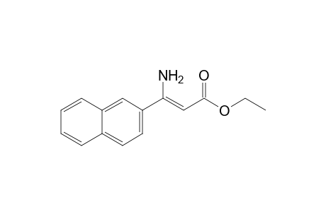 Ethyl 3-amino-3-(2-naphthyl)propenoate