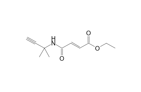 Ethyl 3-(1,1-dimethylprop-2-ynylcarbamoyl)acrylate