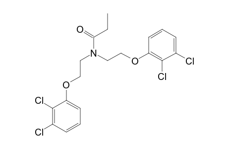 N,N-bis[2-(2,3-dichlorophenoxy)ethyl]propionamide