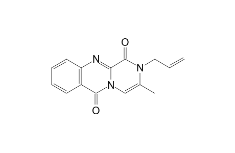 3-Methyl-2-(prop-2-en-1-yl)-2H-pyrazino[2,1-b]quinazoline-1,6-dione