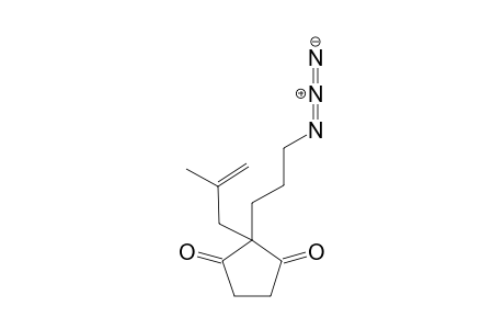 2-(3-azidopropyl)-2-(2-methylallyl)cyclopentane-1,3-dione