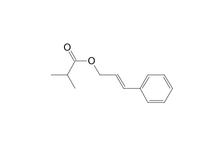 Propanoic acid, 2-methyl-, 3-phenyl-2-propenyl ester