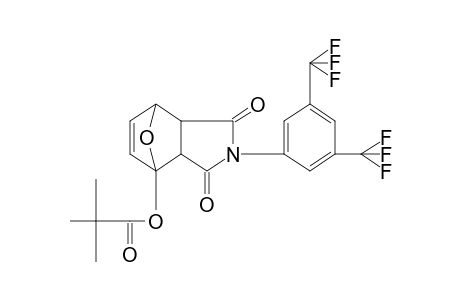 N-(alpha,alpha,alpha,alpha',alpha',alpha'-hexafluoro-3,5-xylyl)-4-hydroxy-7-oxabicyclo[2.2.1]hept-5-ene-2,3-dicarboximide, pivalate (ester)