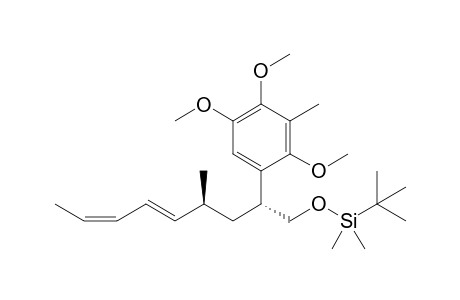 tert-Butyl-dimethyl-[(2R,4S,5E,7Z)-4-methyl-2-(2,4,5-trimethoxy-3-methyl-phenyl)nona-5,7-dienoxy]silane