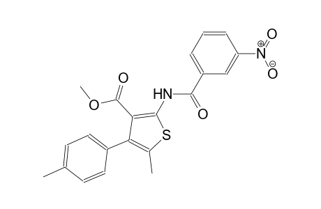 methyl 5-methyl-4-(4-methylphenyl)-2-[(3-nitrobenzoyl)amino]-3-thiophenecarboxylate