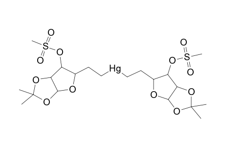 Mercury, bis[5,6-dideoxy-1,2-O-(1-methylethylidene)-.alpha.-D-xylo-hexofuranos e methanesulfonato-C6]-