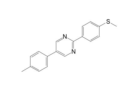 2-(4-(methylthio)phenyl)-5-(p-tolyl)pyrimidine