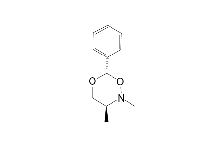 TRANS-(3SR,6SR)-2,3-DIMETHYL-6-PHENYL-1,5,2-DIOXAZINANE