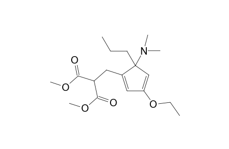 1-[2',2'-Bis(methoxycarbonylethyl]-5-dimethylamino-3-ethoxy-5-propyl-1,3-cyclopentadiene