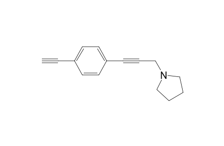 1-[3-(4-ethynylphenyl)prop-2-ynyl]pyrrolidine