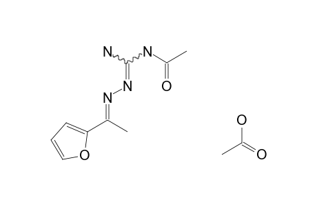 N-Acetyl-N'-{[1'-(2""-furyl)ethylidene]aminomethane]hydrazonamide - acetate