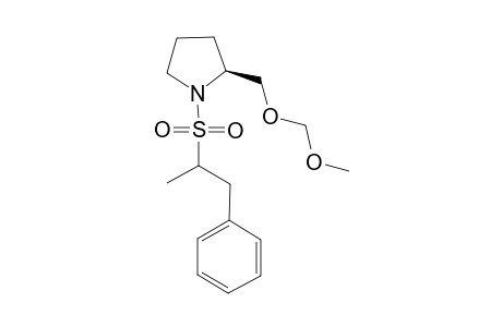 (S)-2-[(Methoxymethoxy)methyl]-1-{[1'-methyl-2'-phenylethyl]sulfonyl}pyrrolidine