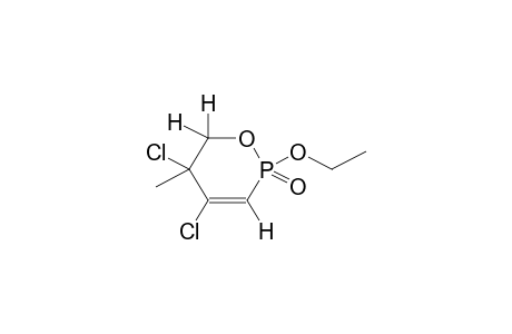 2-OXO-2-ETHOXY-4,5-DICHLORO-5-METHYL-1,2-OXAPHOSPHORIN-3-ENE