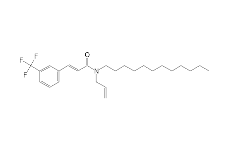 Trans-cinnamamide, 3-trifluoromethyl-N-allyl-N-dodecyl-