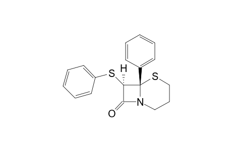 (+-)-tran-6-Phenyl-7-phenylthio-6-azabicyclo[4.2.0]octan-7-one