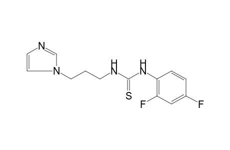 1-(2,4-difluorophenyl)-3-[3-(imidazol-1-yl)propyl]-2-thiourea