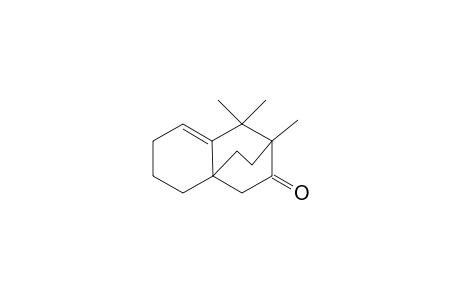 7,7,8-Trimethyltricyclo[6.2.2.0(1,6)]dodec-5-en-9-one