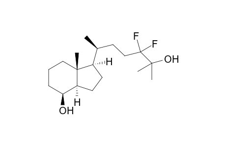 (8S,20S)-des-A,B-24,24-Difluorocholestane-8.beta.,25-diol