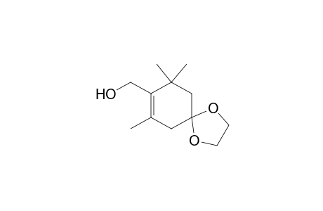 1,4-Dioxaspiro[4.5]dec-7-ene-8-methanol, 7,9,9-trimethyl-