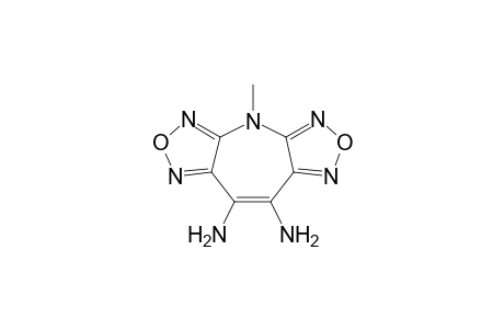 4-Methyl-4H-bis[1,2,5]oxadiazolo[3,4-b:3',4'-f]azepine-8,9-diamine